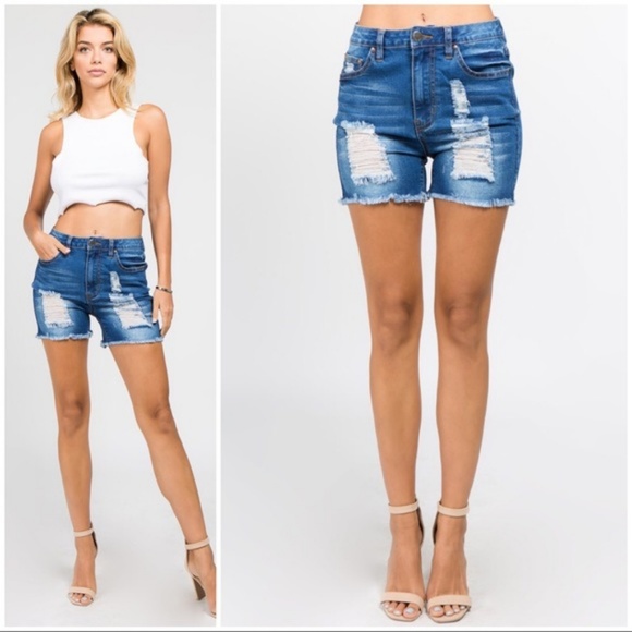 Denim Distressed Jeans - Picture 4 of 4